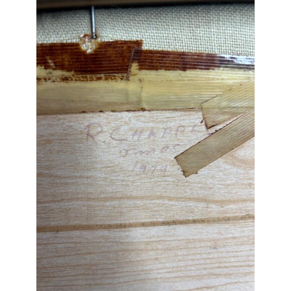 Flower floral vintage bouquet daffodils tulips crossstitch crewel art picture - Picture 2 of 9